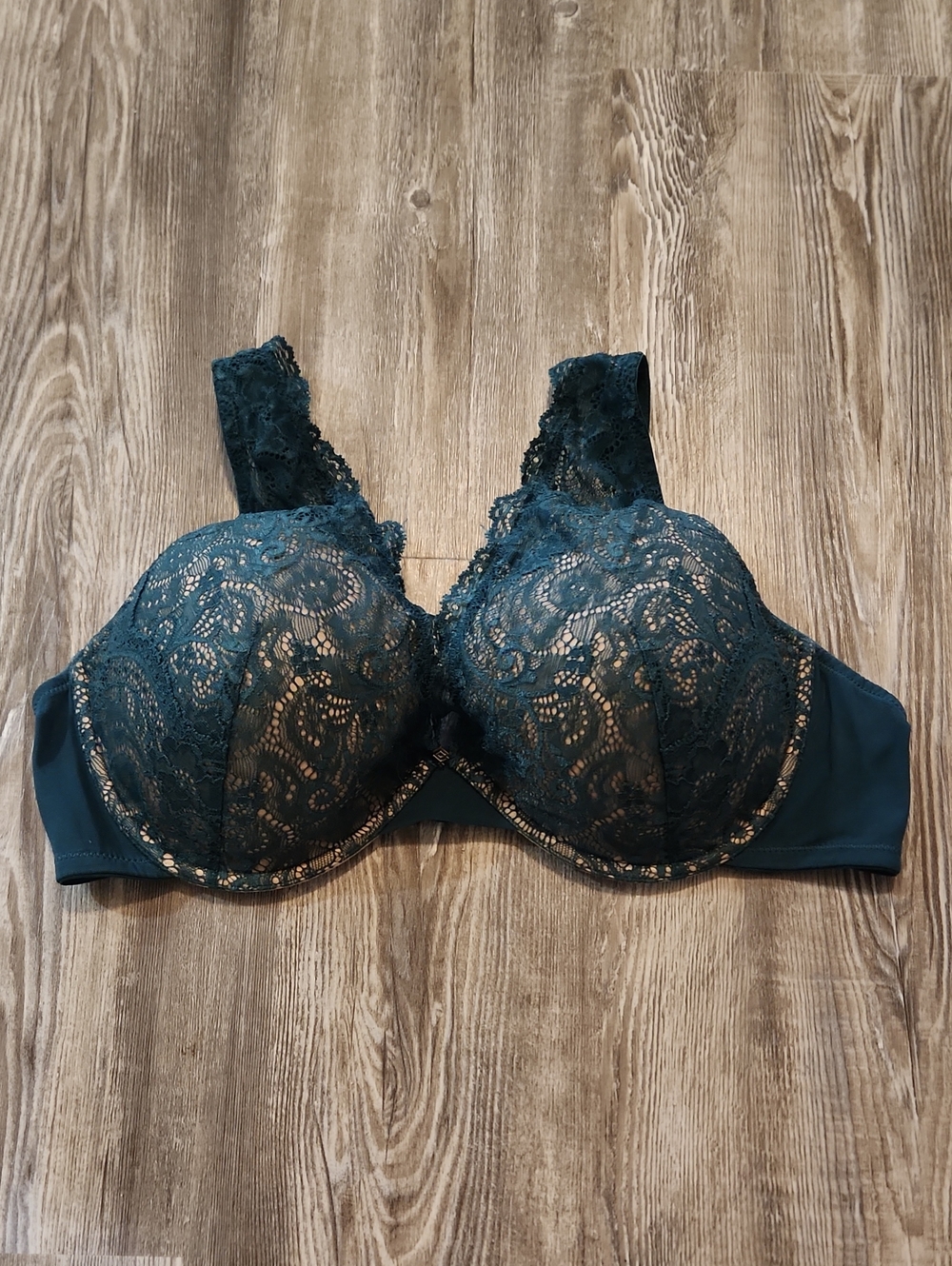 ThirdLove Lace Underwire Bra in Deep Teal